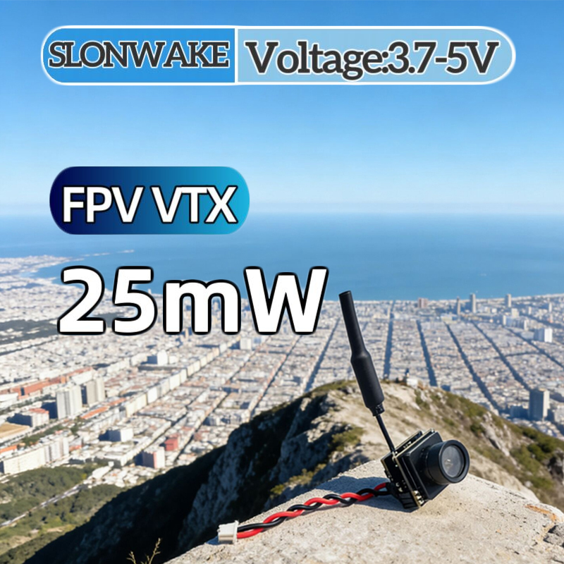 Fpv Drone Camera - SLONWAKE FPV 25mW Simulasi Daya VTX