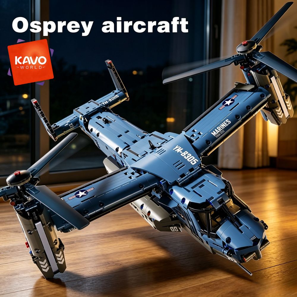 Jjrc Drone X12 - KAVOWORLD 1486PCS V-22 Osprey Tiltrotor Pesawat