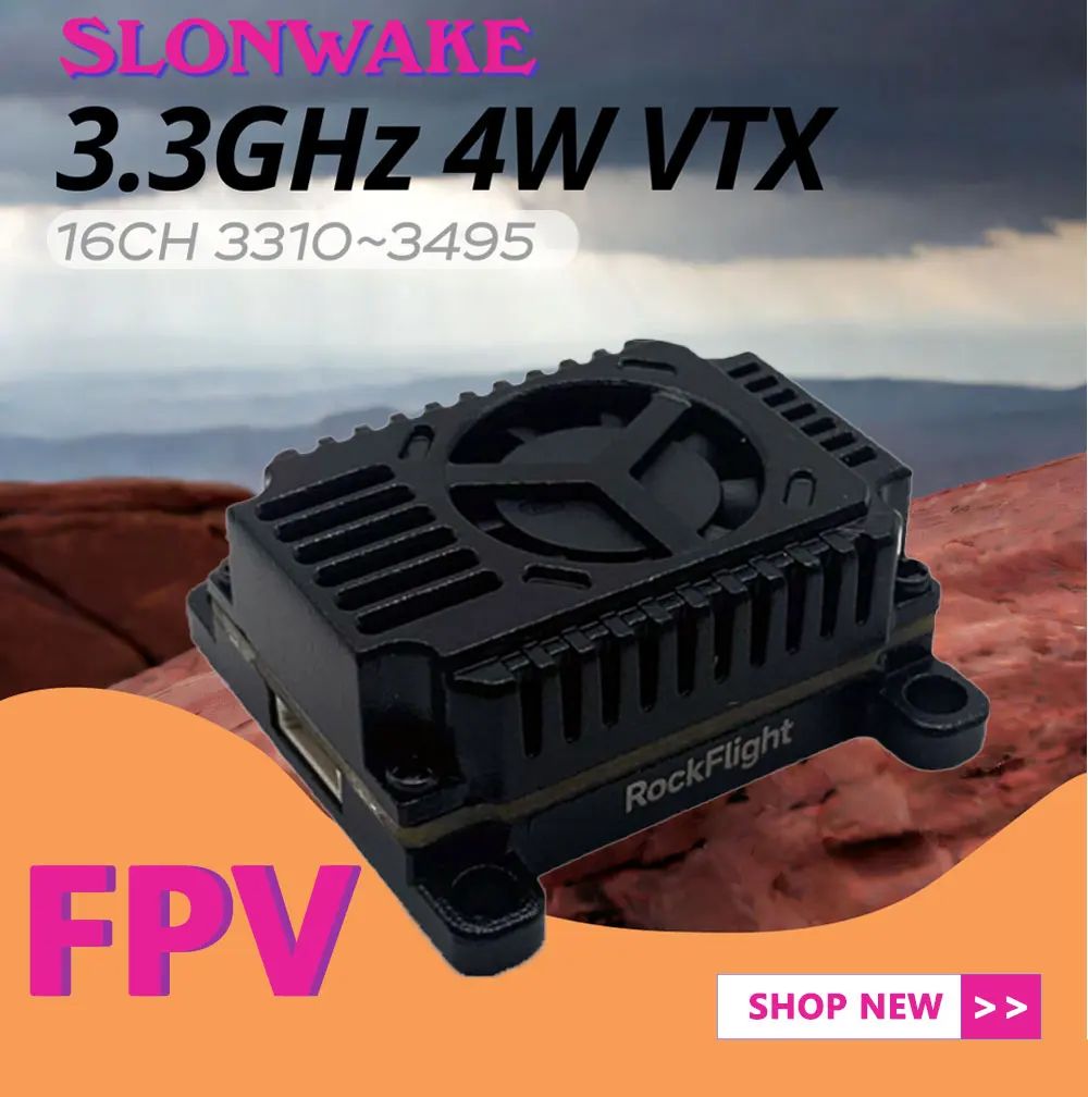 SLONWAKE FPV 3.3G 16CH 4000mW  - Fpv Drone Frame ulasan dan harga