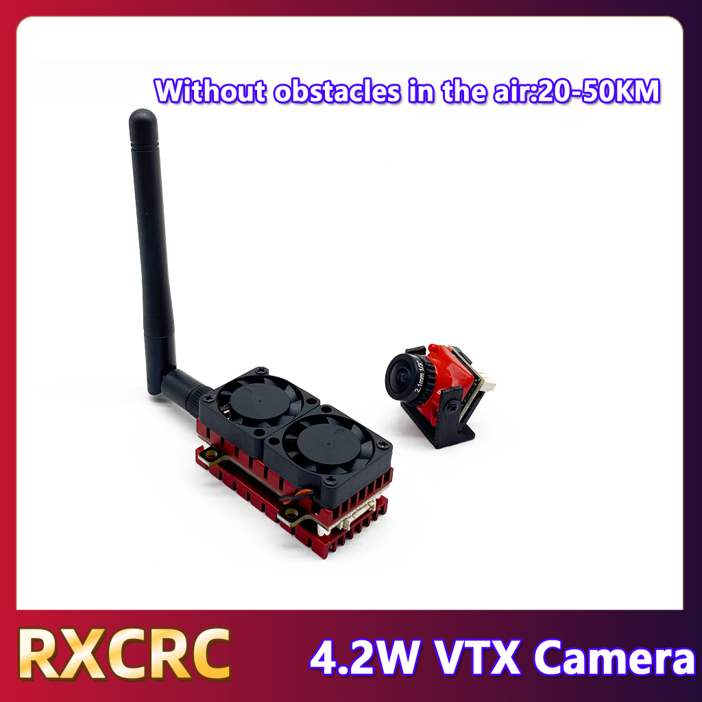RXCRC 5.8G 48CH 4.2W Pemancar  - Fpv Drone Camera ulasan dan harga