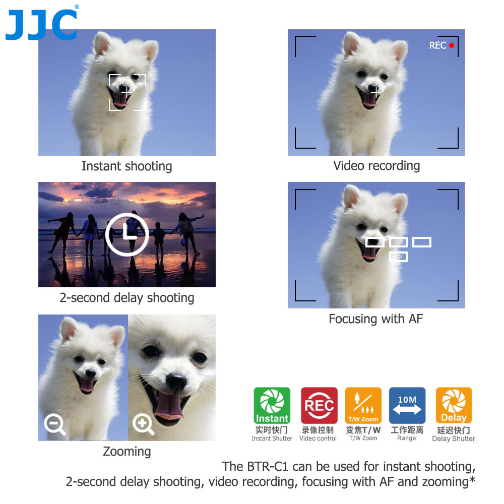 JJC BR-E1 Remote Control Bluet - Canon Camera Eos R8 ulasan dan harga