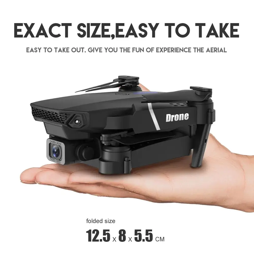 Drone RC kamera HD 4K 2024 P,  - Eachine Drone E58 ulasan dan harga