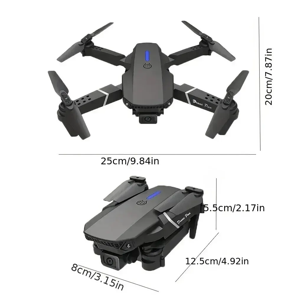 Drone RC kamera HD 4K 2024 P,  - Eachine Drone E58 ulasan dan harga